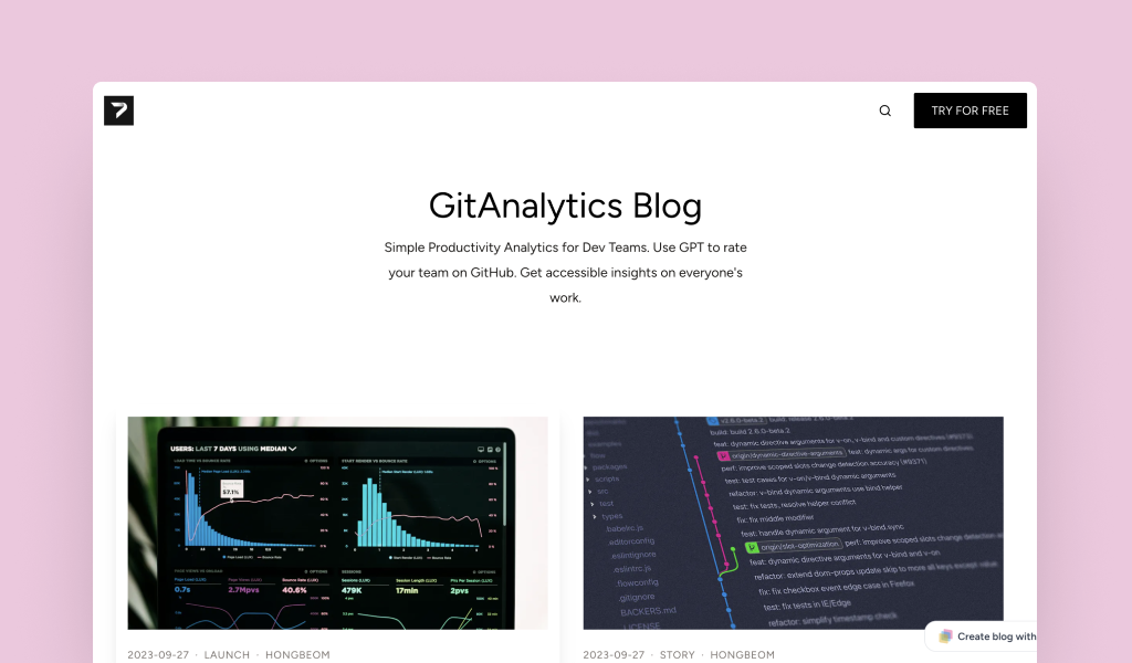 GitAnalytics Blog